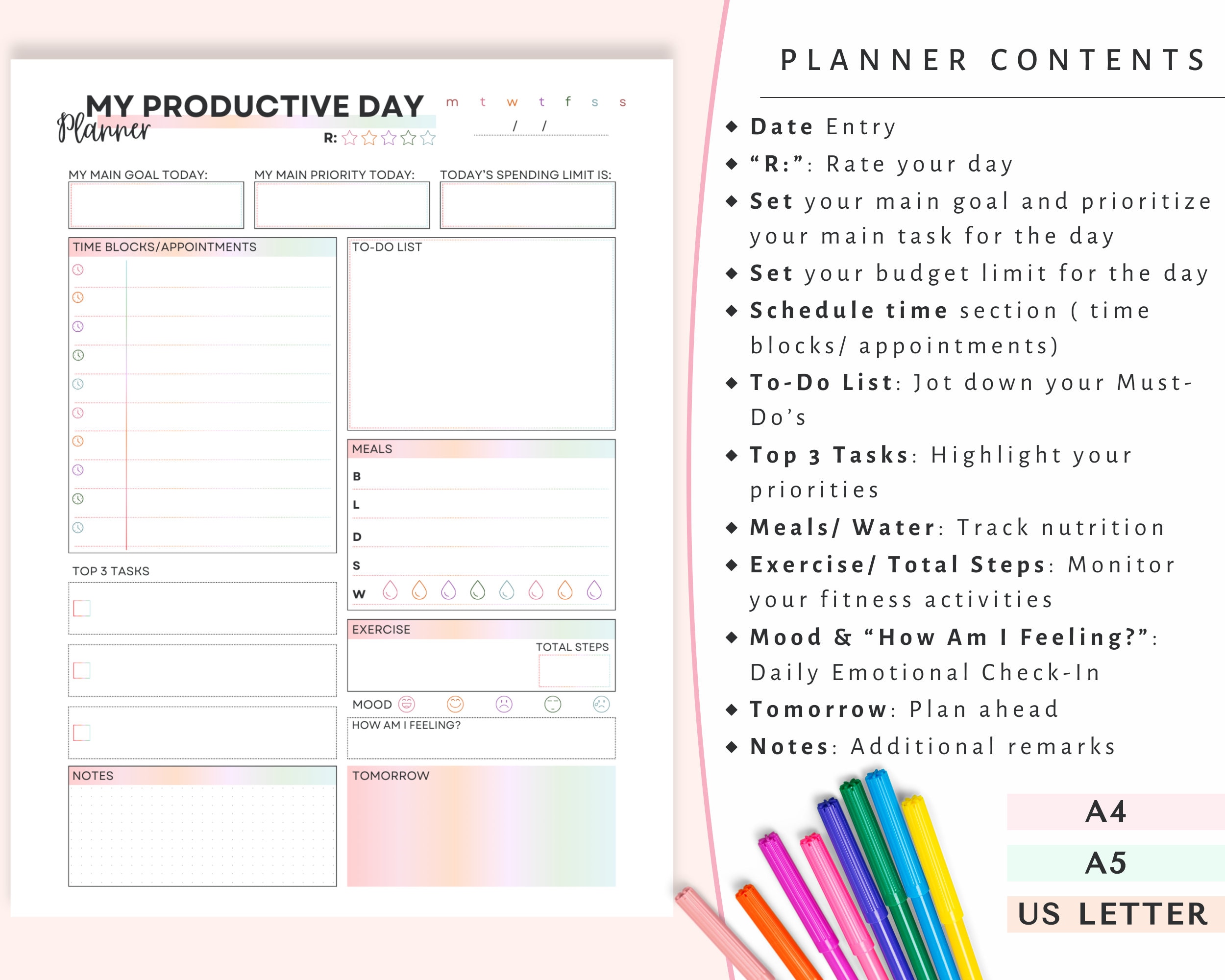 Weekly fifteen minute paper clutter review at a desk