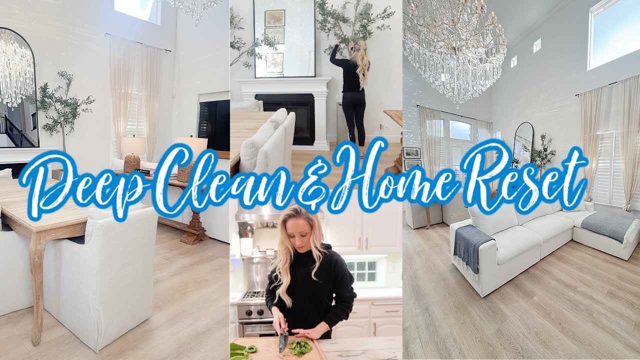 Monthly minimalist home organization reset