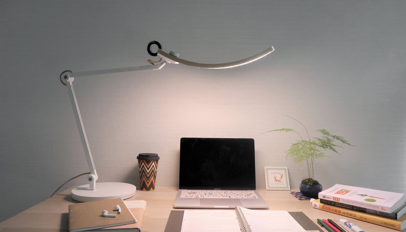 Focused work session at an organized desk