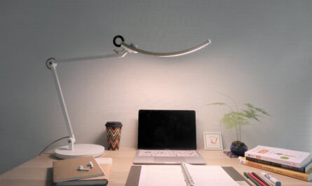 Focused work session at an organized desk