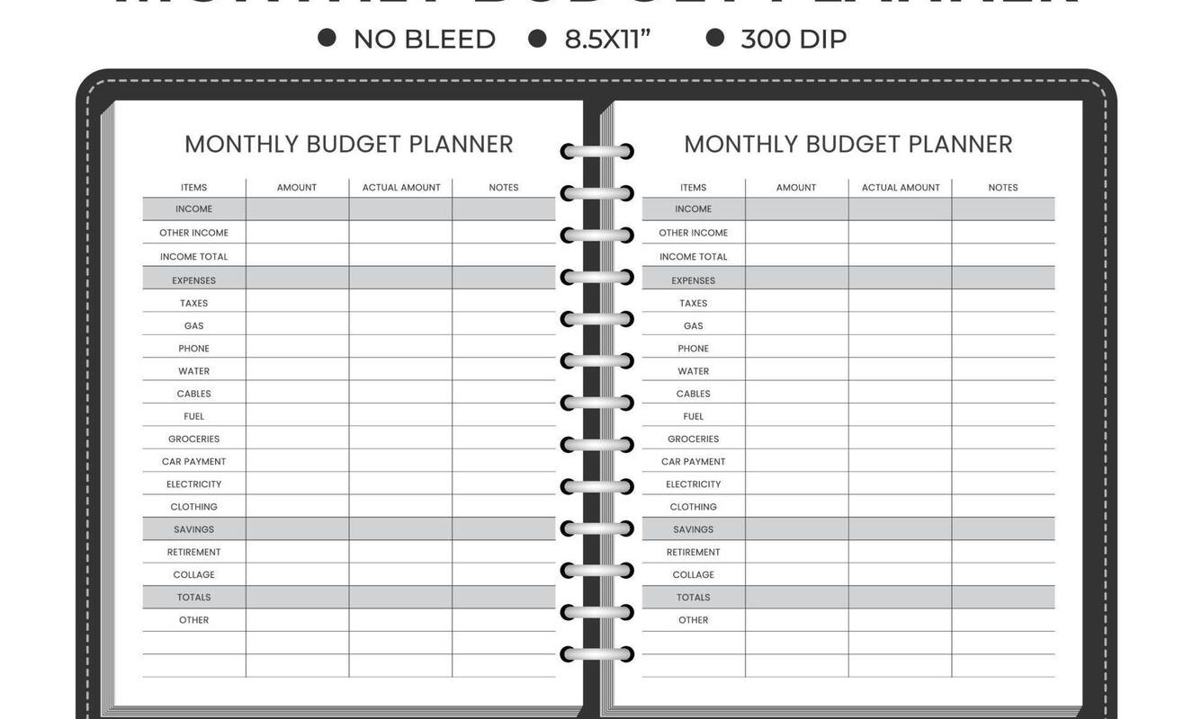 Monthly savings planning with notebook and calculator for comparing account growth