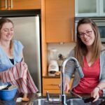 Roommates sharing household cleaning responsibilities