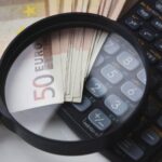Budget calculator and money planning for monthly checking account costs