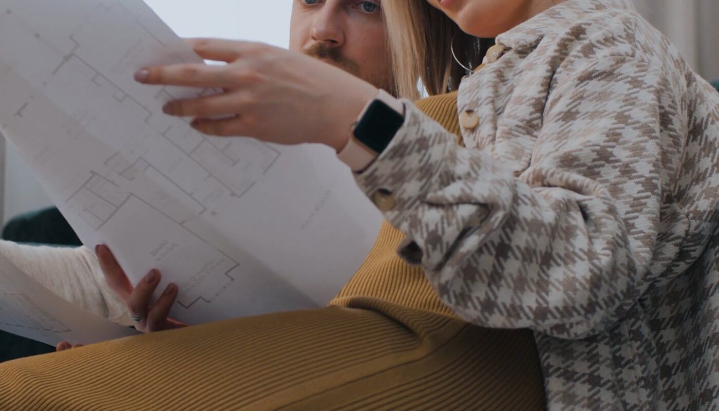 Household comparing housing options and finances