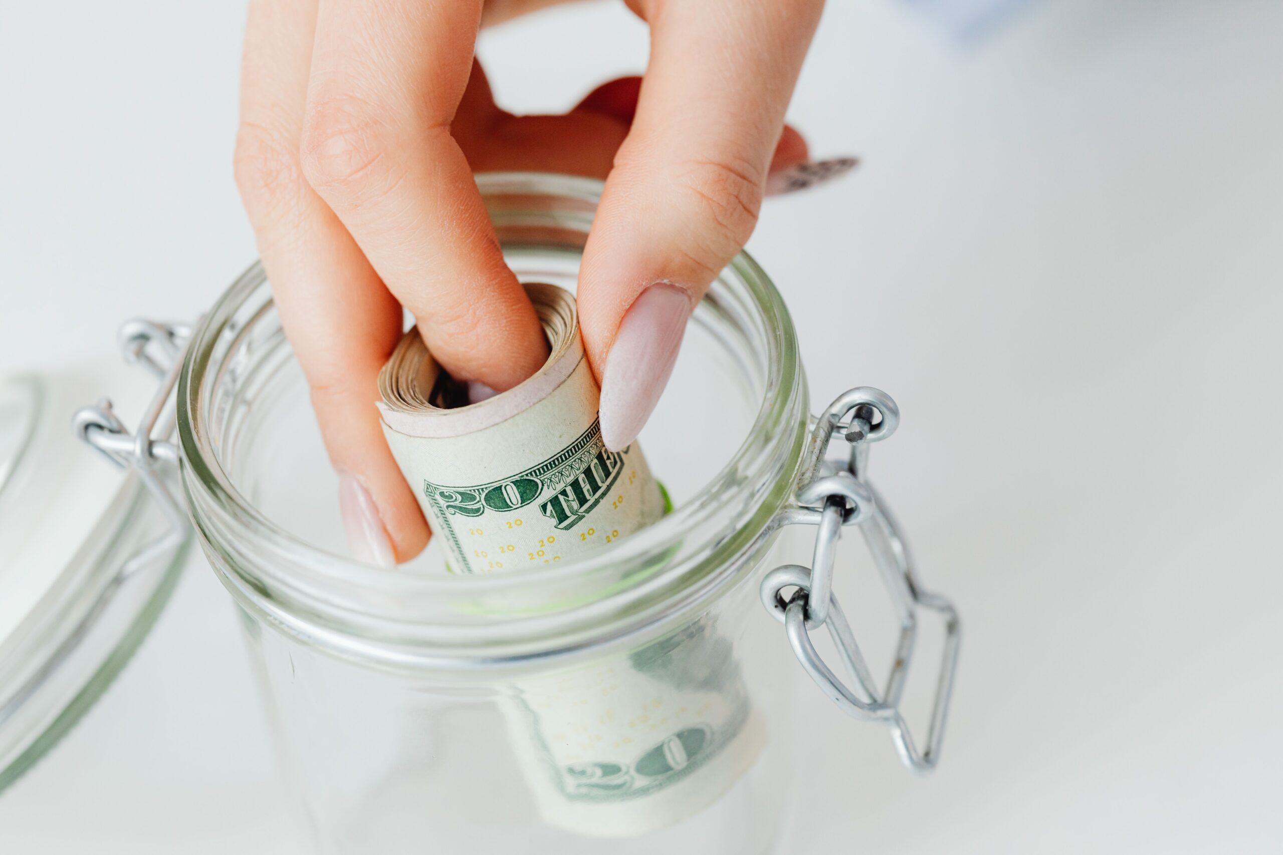 Emergency savings buffer beside a debt payoff budget
