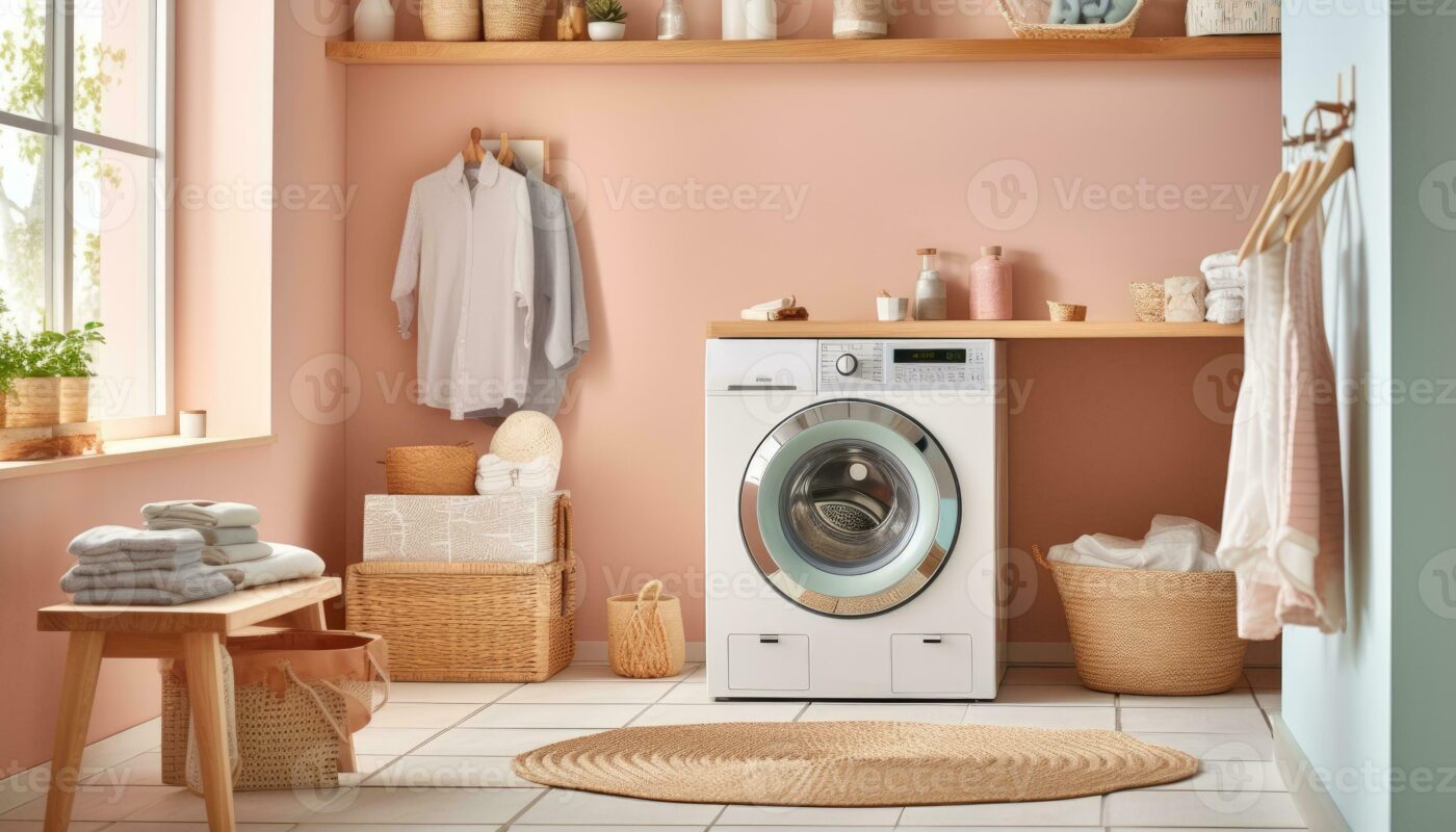 Efficient home laundry routine with washing machine
