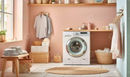 Efficient home laundry routine with washing machine